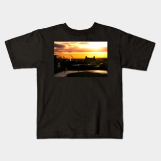 Beautiful scottish sunset Kids T-Shirt